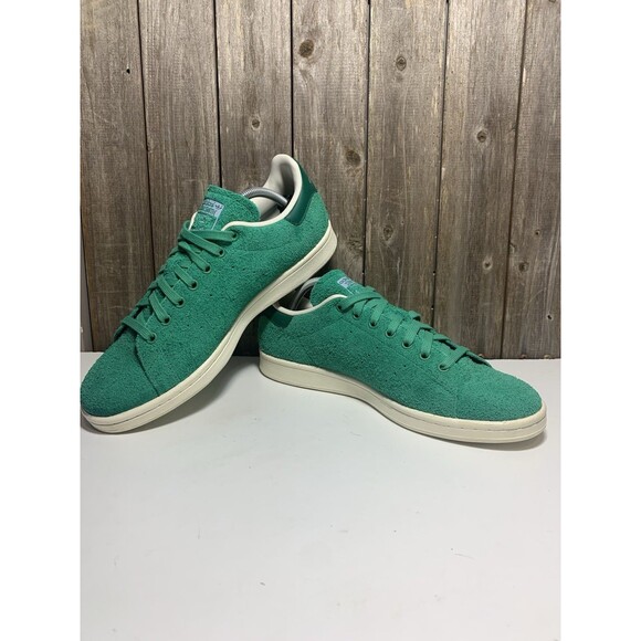 adidas ORIGINALS MEN'S STAN SMITH FLORAL IMPACT TRAINERS SHOES SNEAKERS GREEN 11 - Picture 7 of 10